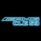MERCEDES BENZ CLE 53 AMG  LOGO PROJECTOT LIGHTS  (quantity 1 = 1 sets/2 door lights)Nr.03f03