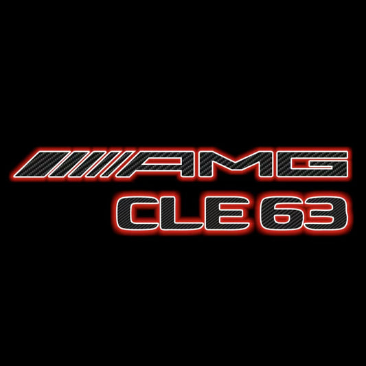 MERCEDES BENZ CLE 63 AMG  LOGO PROJECTOT LIGHTS  (quantity 1 = 1 sets/2 door lights)Nr.03f09