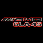 MERCEDES BENZ GLA45 AMG LOGO PROJECTOR LIGHTS  (quantity 1 = 1 sets/2 door lights)Nr.03f011