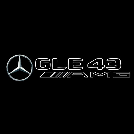 MERCEDES BENZ GLE 43 AMG LOGO PROJECTOR LIGHTS  (quantity 1 = 1 sets/2 door lights)Nr.03f027