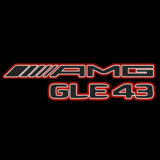 MERCEDES BENZ GLE 43 AMG LOGO PROJECTOR LIGHTS  (quantity 1 = 1 sets/2 door lights)Nr.03f029