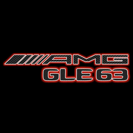 MERCEDES BENZ GLE 63 AMG LOGO PROJECTOR LIGHTS  (quantity 1 = 1 sets/2 door lights)Nr.03f040