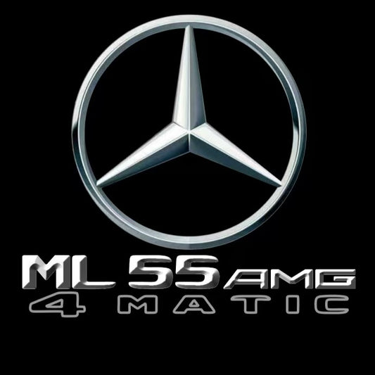 MERCEDES BENZ ML 55 AMG LOGO PROJECTOR LIGHTS  (quantity 1 = 1 sets/2 door lights)Nr.03f05