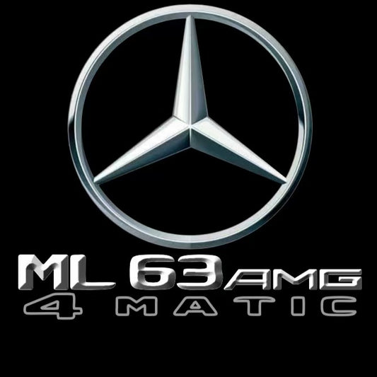 MERCEDES BENZ ML 63 AMG LOGO PROJECTOR LIGHTS  (quantity 1 = 1 sets/2 door lights)Nr.03f08