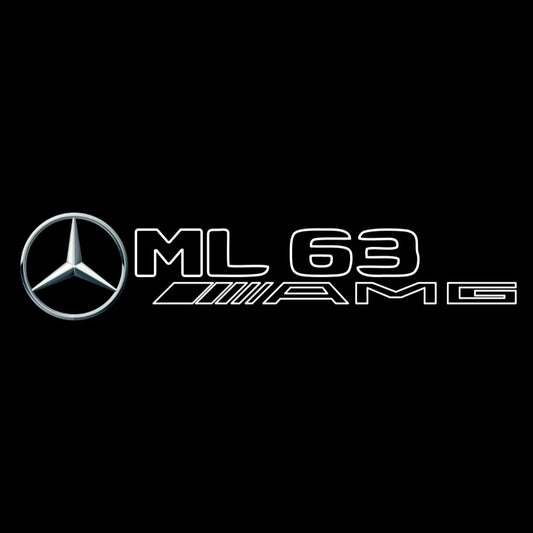 MERCEDES BENZ ML 63 AMG LOGO PROJECTOR LIGHTS  (quantity 1 = 1 sets/2 door lights)Nr.03f09