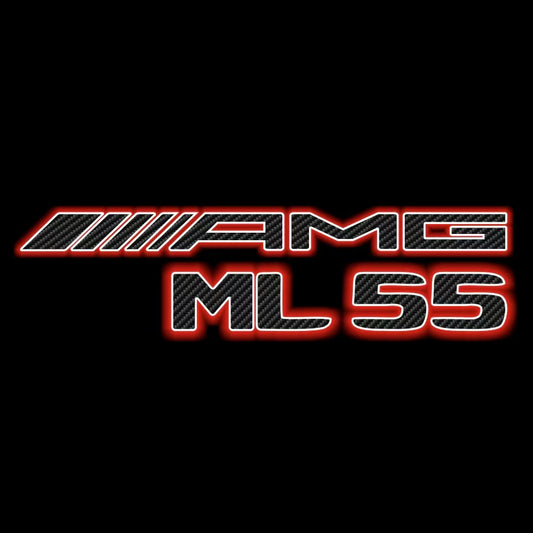 MERCEDES BENZ ML 55 AMG LOGO PROJECTOR LIGHTS  (quantity 1 = 1 sets/2 door lights)Nr.03f04