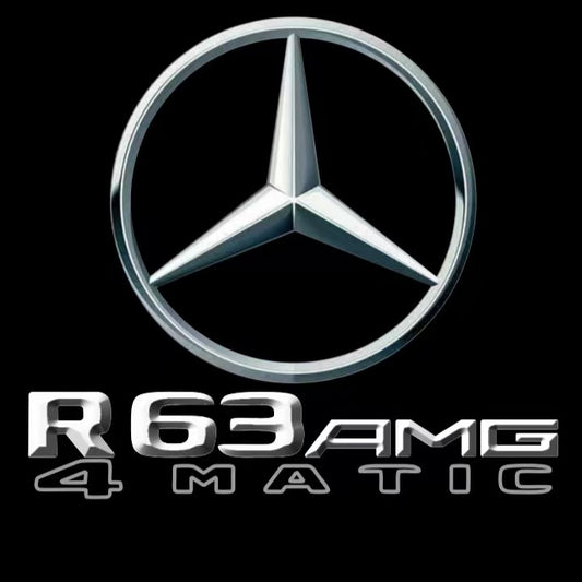 MERCEDES BENZ R 63 AMG LOGO PROJECTOR LIGHTS  (quantity 1 = 1 sets/2 door lights)Nr.03f026
