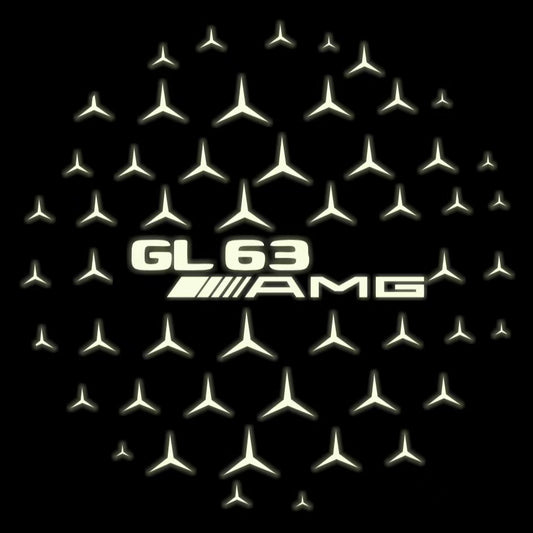 MERCEDES BENZ GL 63 AMG LOGO PROJECTOR LIGHTS  (quantity 1 = 1 sets/2 door lights)Nr.03f06