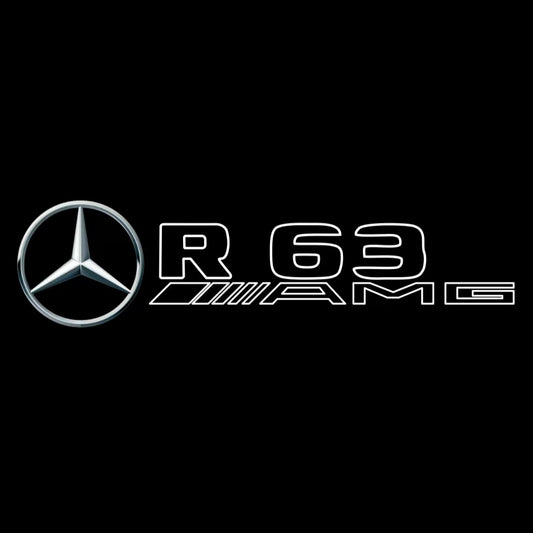 MERCEDES BENZ R 63 AMG LOGO PROJECTOR LIGHTS  (quantity 1 = 1 sets/2 door lights)Nr.03f025