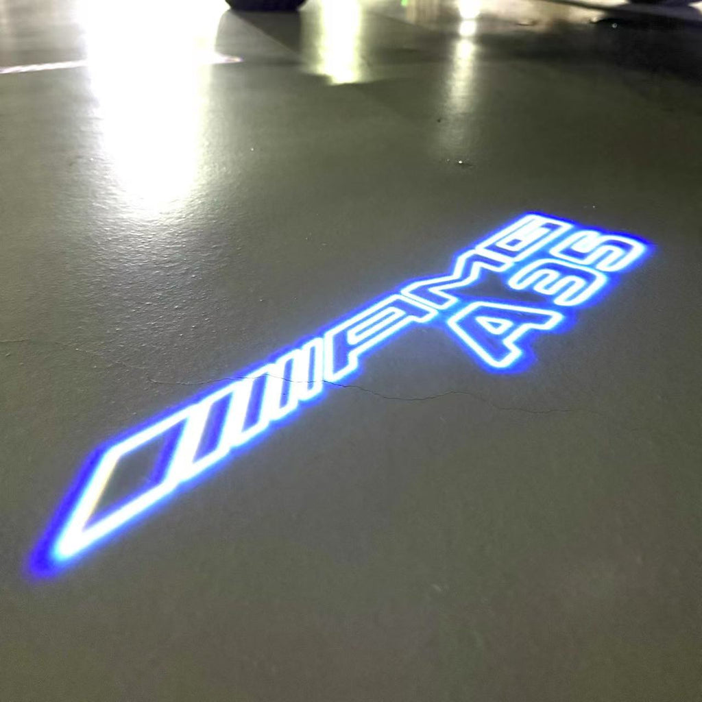 MERCEDES BENZ A35 AMG  LOGO PROJECTOR LIGHTS  (quantity 1 = 1 sets/2 door lights)Nr.03f021