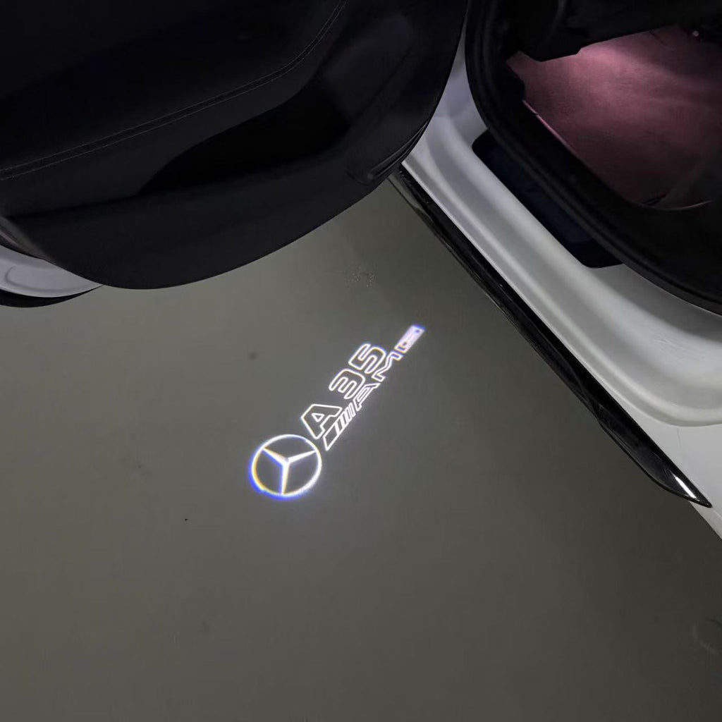 MERCEDES BENZ A35 AMG  LOGO PROJECTOR LIGHTS  (quantity 1 = 1 sets/2 door lights)Nr.03f022