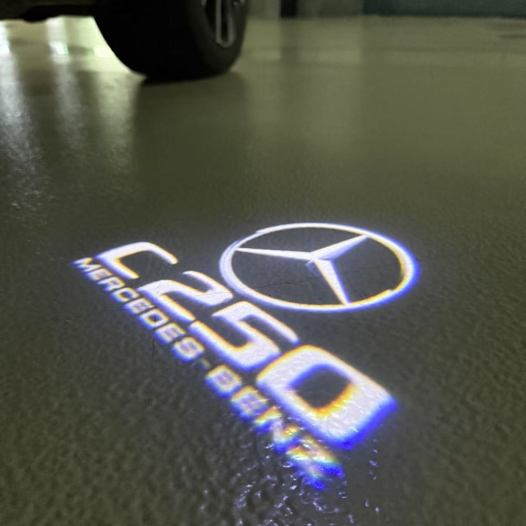 MERCEDES BENZ  C 250 LOGO PROJECTOT LIGHTS  (quantity 1 = 1 sets/2 door lights)Nr.03f027