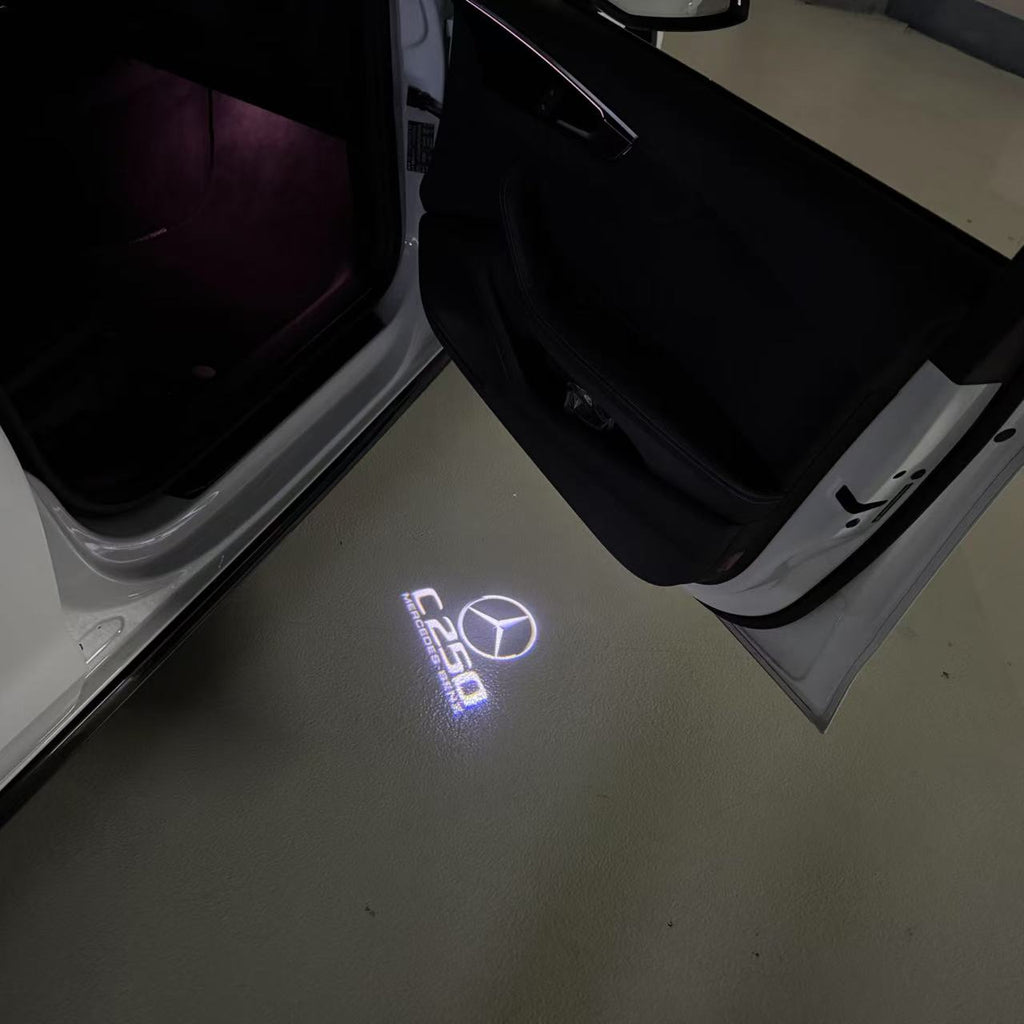 MERCEDES BENZ  C 250 LOGO PROJECTOT LIGHTS  (quantity 1 = 1 sets/2 door lights)Nr.03f027