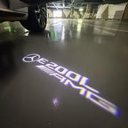 MERCEDES BENZ E 200L AMG LOGO PROJECTOT LIGHTS  (quantity 1 = 1 sets/2 door lights)Nr.03f014