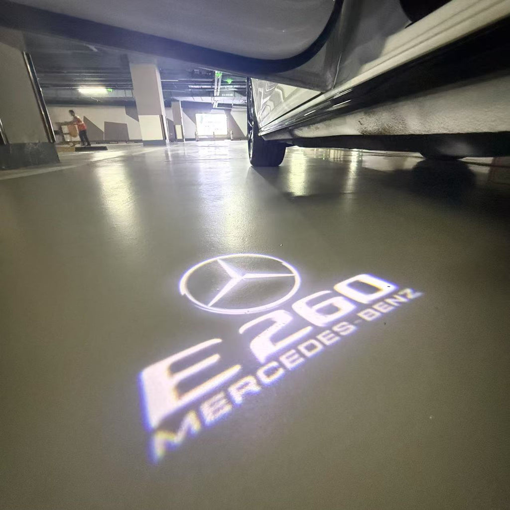 MERCEDES BENZ E 260 LOGO PROJECTOT LIGHTS  (quantity 1 = 1 sets/2 door lights)Nr.03f025