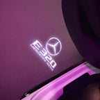 MERCEDES BENZ E 320 LOGO PROJECTOT LIGHTS  (quantity 1 = 1 sets/2 door lights)Nr.03f035