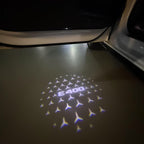 MERCEDES BENZ E 400 LOGO PROJECTOT LIGHTS  (quantity 1 = 1 sets/2 door lights)Nr.03f047