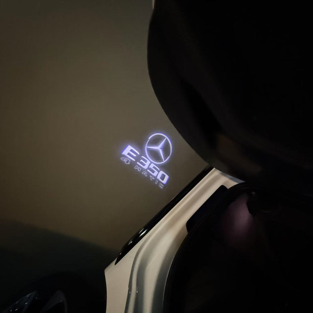 MERCEDES BENZ E 350 LOGO PROJECTOT LIGHTS  (quantity 1 = 1 sets/2 door lights)Nr.03f041