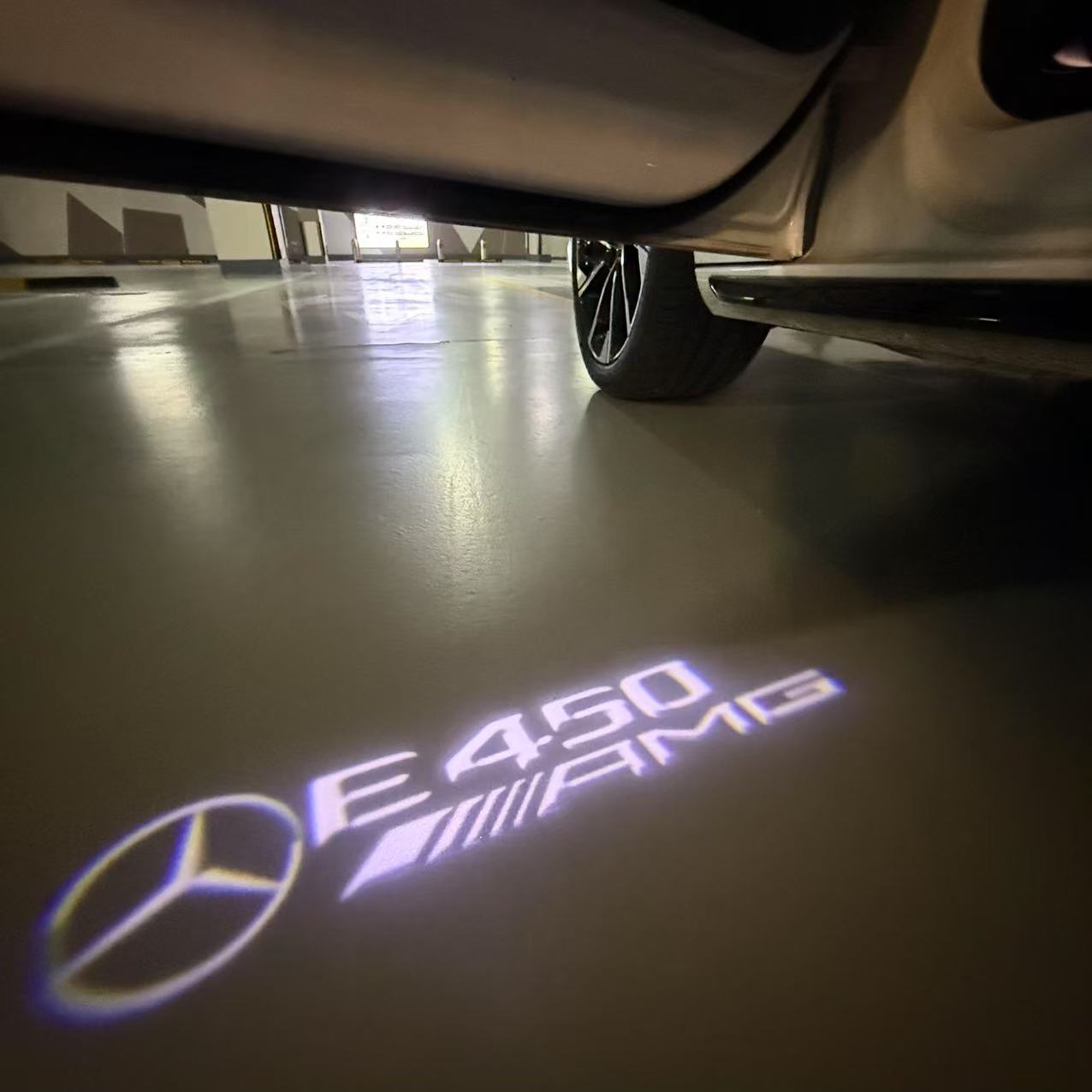 MERCEDES BENZ E 450 LOGO PROJECTOT LIGHTS  (quantity 1 = 1 sets/2 door lights)Nr.03f050