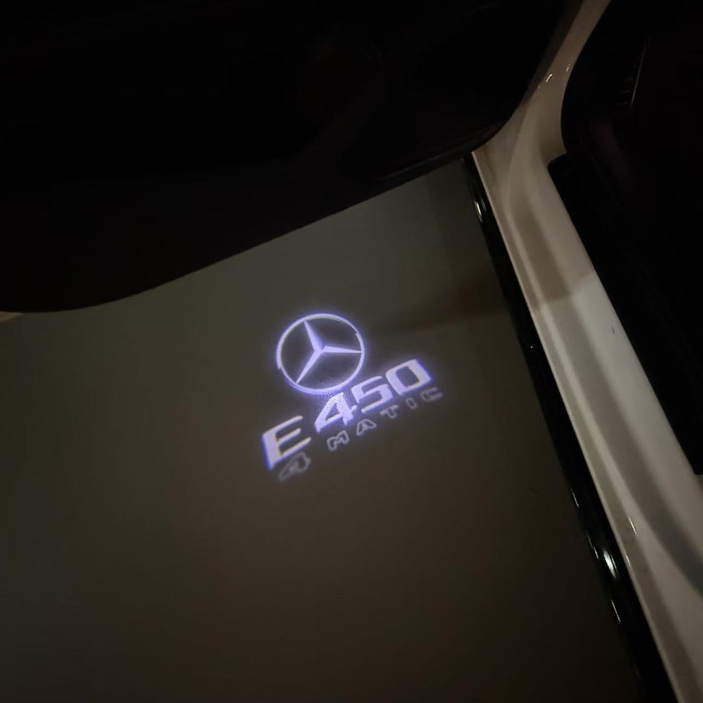 MERCEDES BENZ E 450 LOGO PROJECTOT LIGHTS  (quantity 1 = 1 sets/2 door lights)Nr.03f049