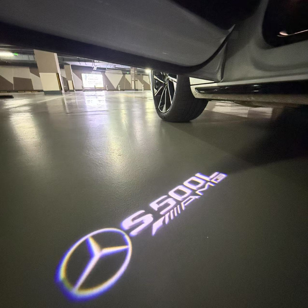 MERCEDES BENZ S 500L LOGO PROJECTOR LIGHTS  (quantity 1 = 1 sets/2 door lights)Nr.03f040