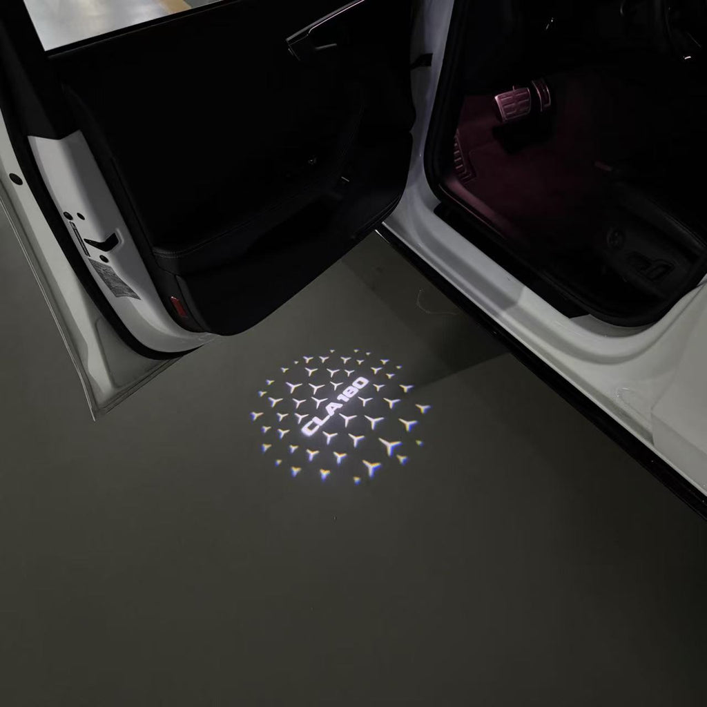 MERCEDES BENZ CLA 180  LOGO PROJECTOT LIGHTS  (quantity 1 = 1 sets/2 door lights)Nr.03f015
