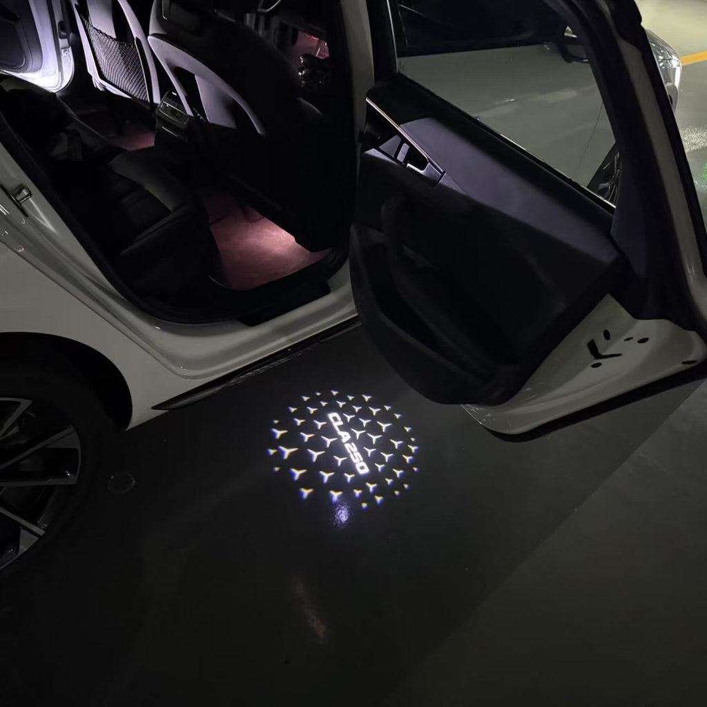 MERCEDES BENZ CLA 250  LOGO PROJECTOT LIGHTS  (quantity 1 = 1 sets/2 door lights)Nr.03f025
