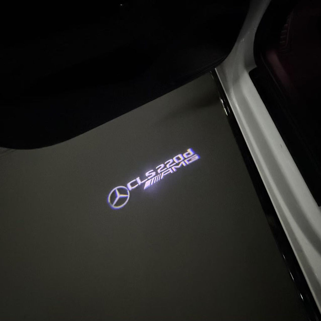 MERCEDES BENZ  CLS 220d AMG LOGO PROJECTOT LIGHTS  (quantity 1 = 1 sets/2 door lights)Nr.03f019
