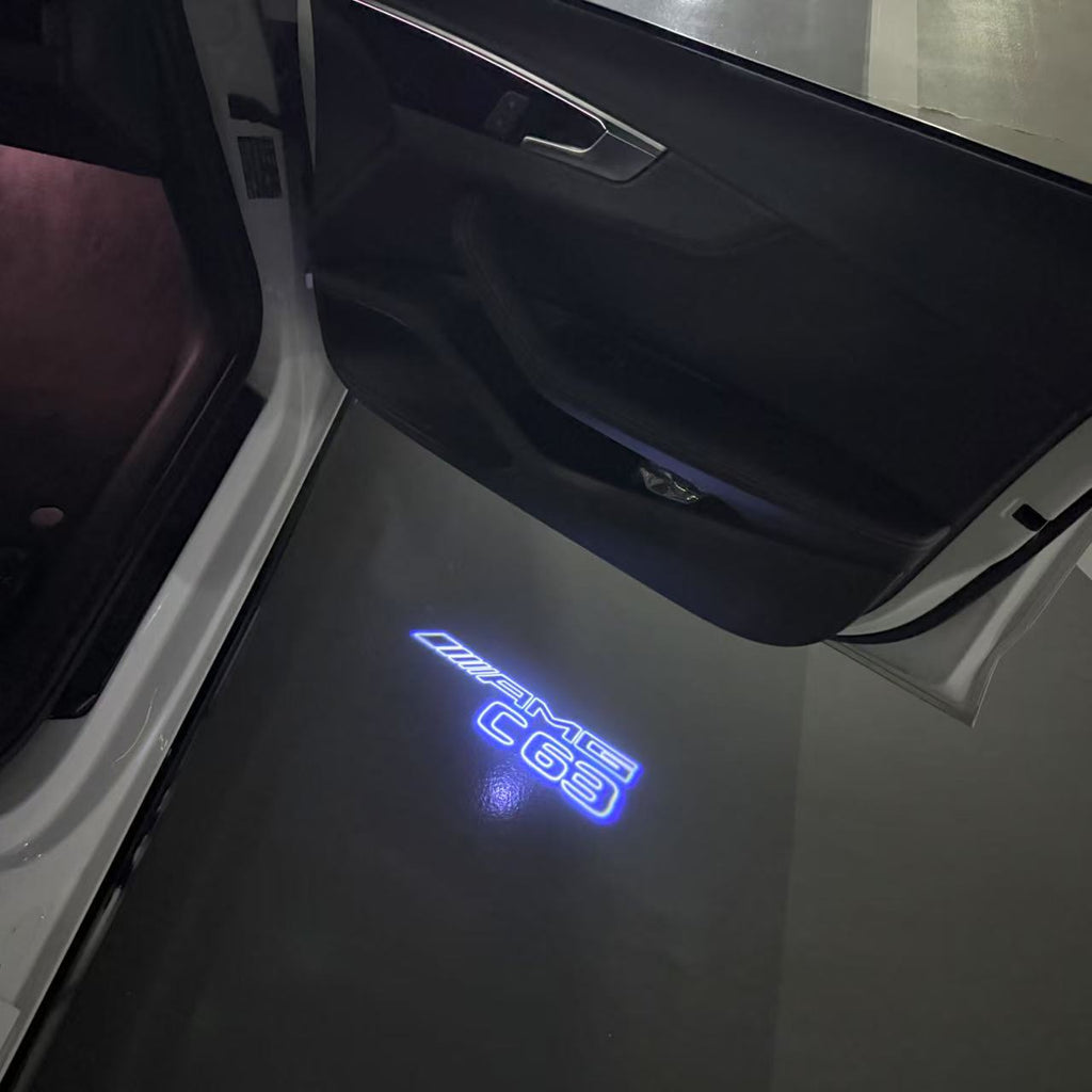MERCEDES BENZ  C63 AMG LOGO PROJECTOT LIGHTS  (quantity 1 = 1 sets/2 door lights)Nr.03f017