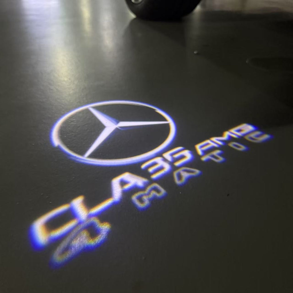 MERCEDES BENZ CLA 35 AMG   LOGO PROJECTOT LIGHTS  (quantity 1 = 1 sets/2 door lights)Nr.03f07