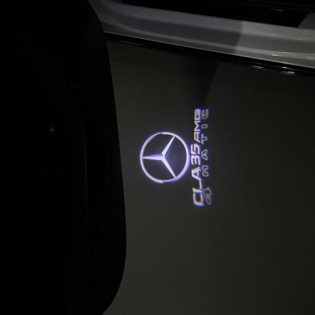 MERCEDES BENZ CLA 35 AMG   LOGO PROJECTOT LIGHTS  (quantity 1 = 1 sets/2 door lights)Nr.03f07