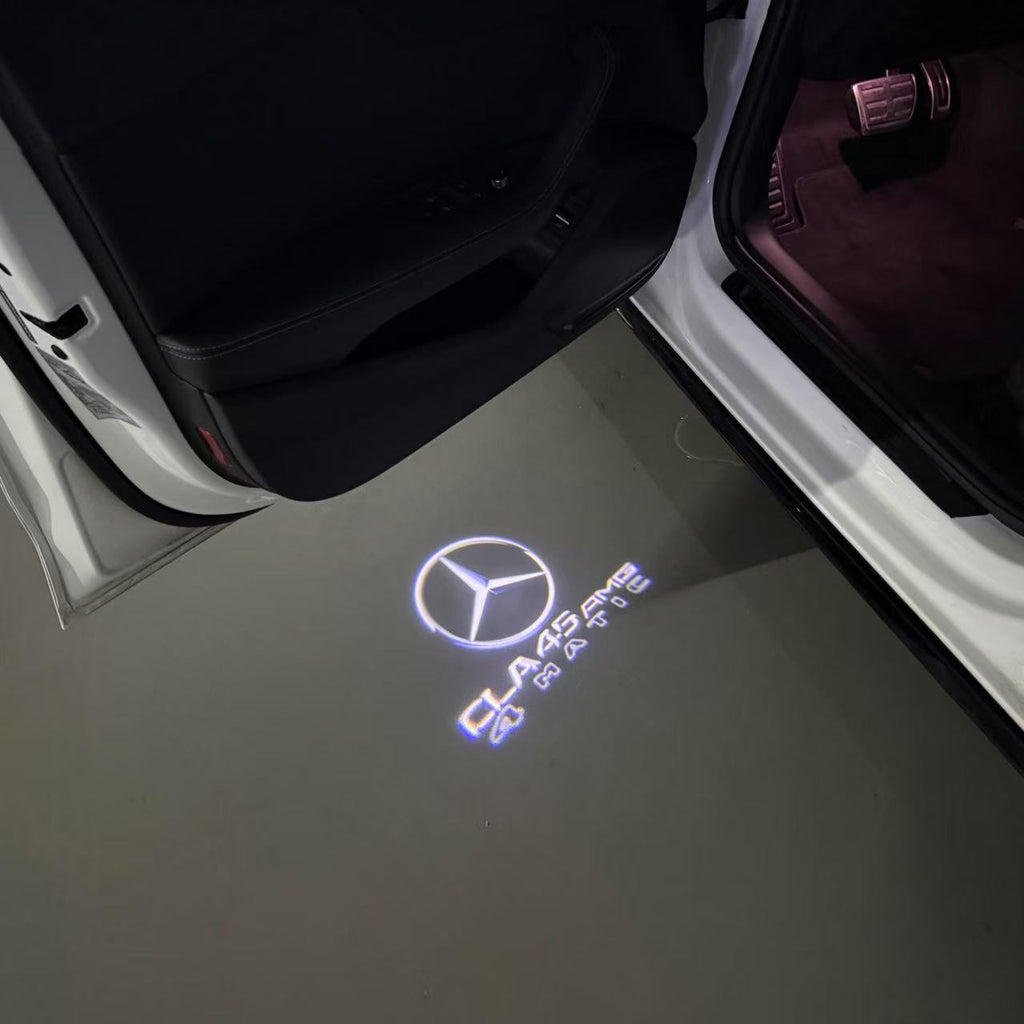 MERCEDES BENZ CLA 45 AMG   LOGO PROJECTOT LIGHTS  (quantity 1 = 1 sets/2 door lights)Nr.03f09