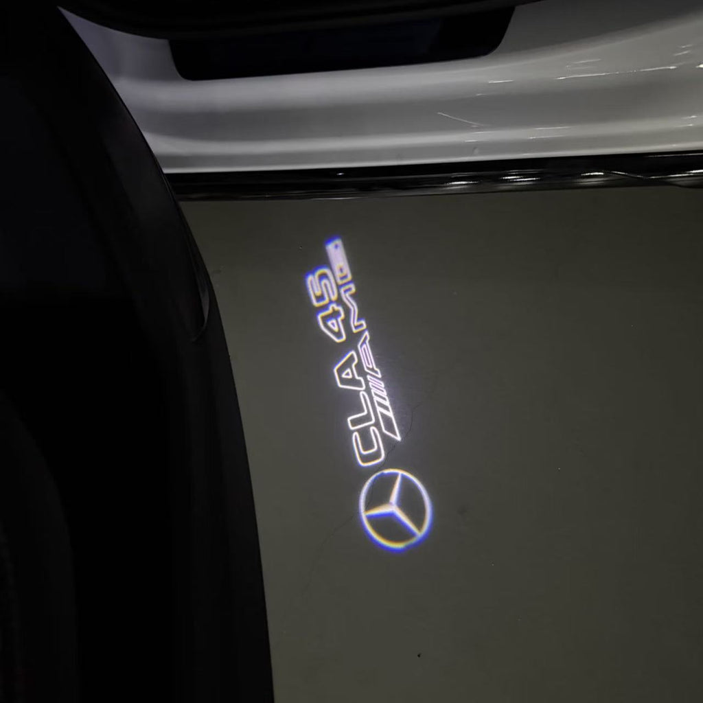 MERCEDES BENZ CLA 45 AMG   LOGO PROJECTOT LIGHTS  (quantity 1 = 1 sets/2 door lights)Nr.03f010