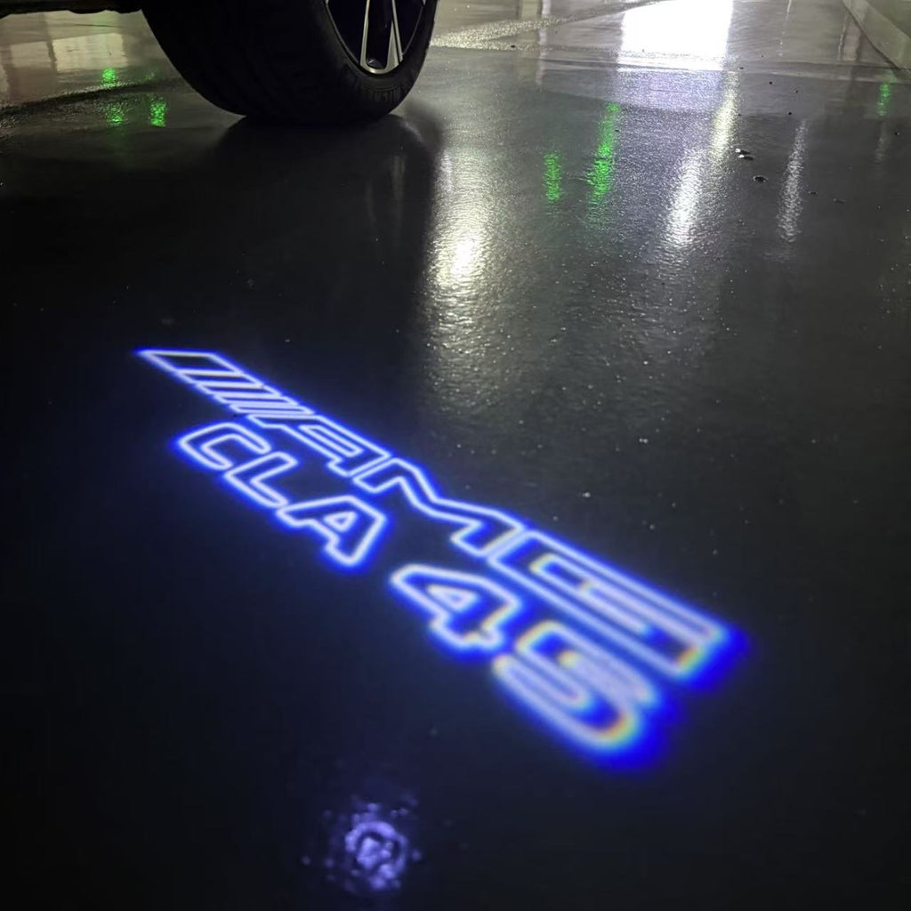 MERCEDES BENZ CLA 45 AMG   LOGO PROJECTOT LIGHTS  (quantity 1 = 1 sets/2 door lights)Nr.03f08