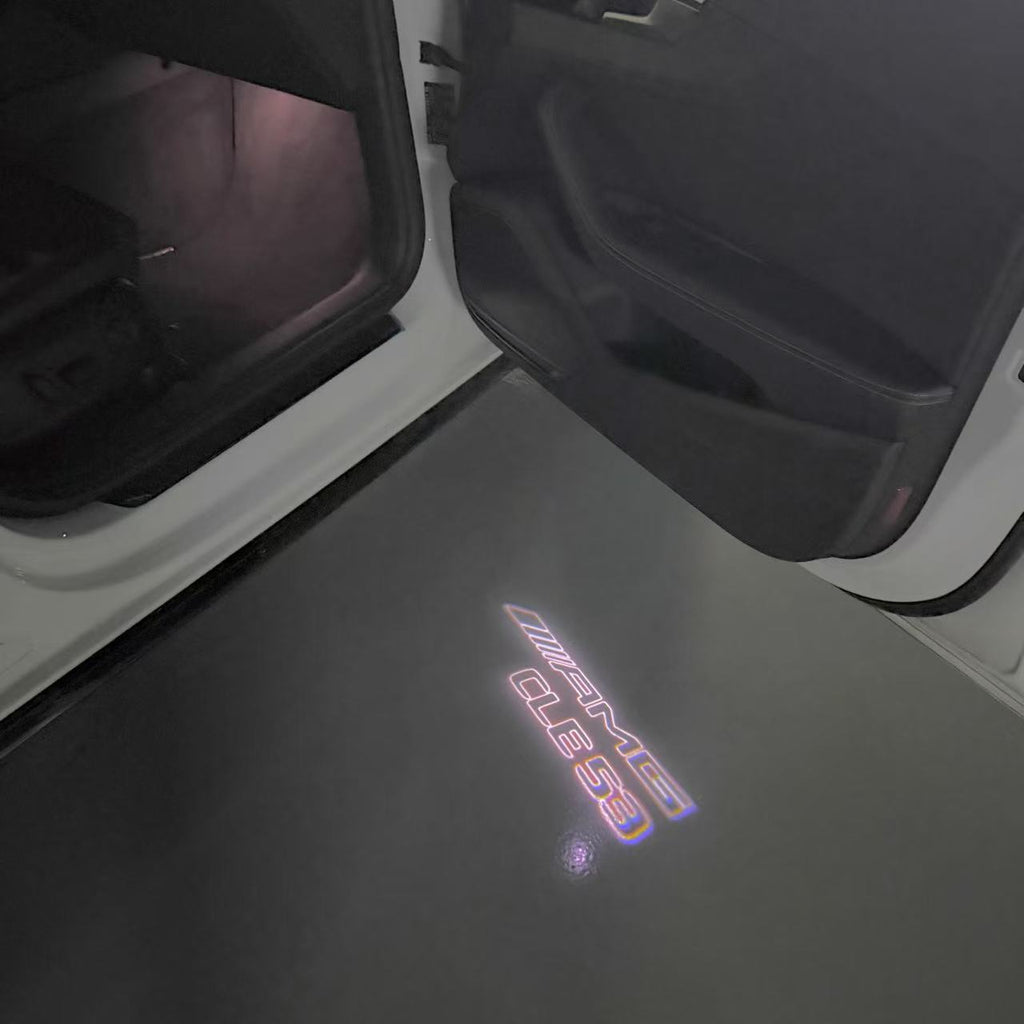 MERCEDES BENZ CLE 53 AMG  LOGO PROJECTOT LIGHTS  (quantity 1 = 1 sets/2 door lights)Nr.03f05