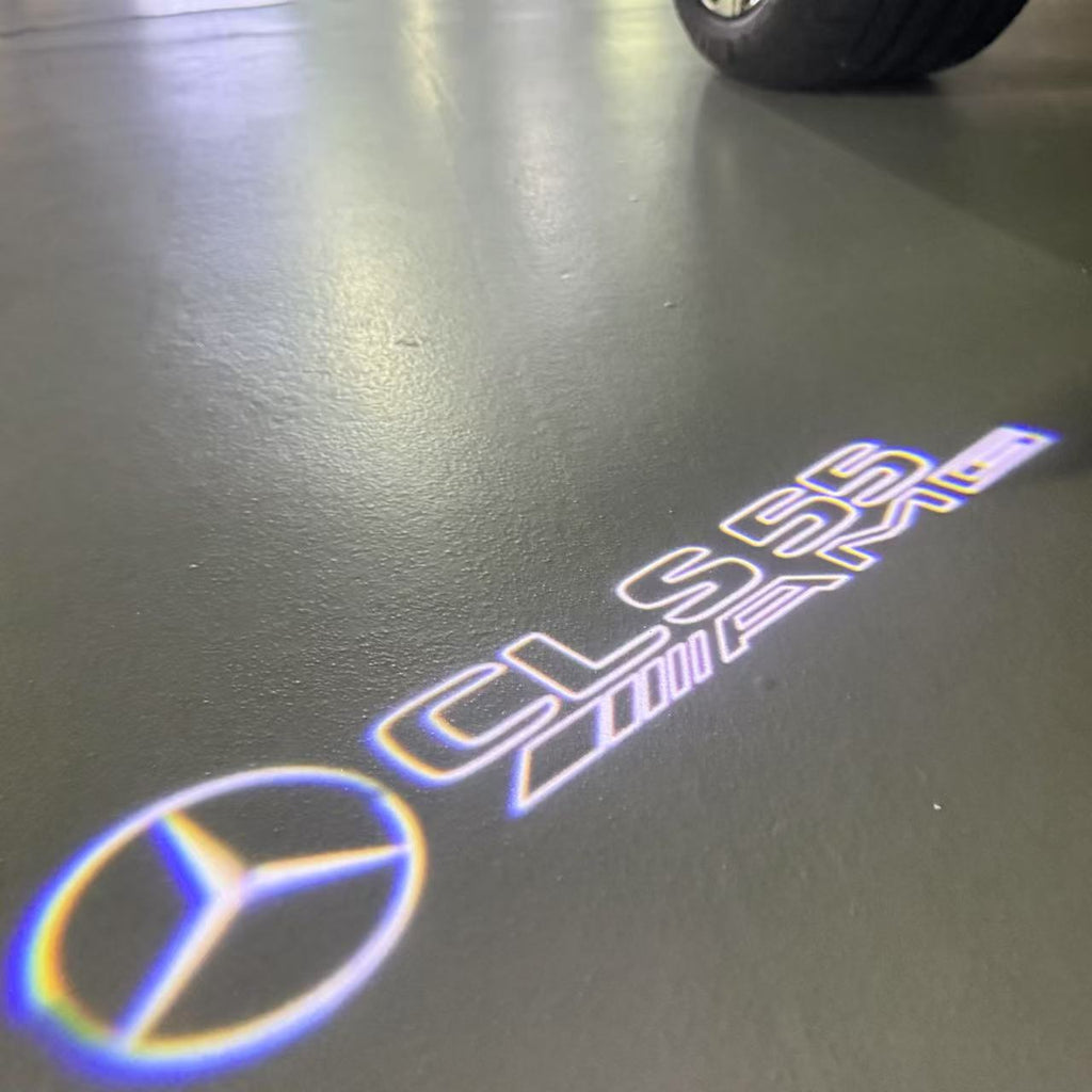 MERCEDES BENZ  CLS 55 AMG LOGO PROJECTOT LIGHTS  (quantity 1 = 1 sets/2 door lights)Nr.03f09