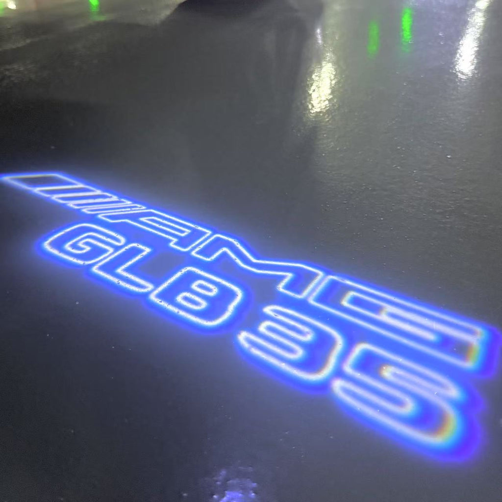 MERCEDES BENZ GLB 35 AMG LOGO PROJECTOR LIGHTS  (quantity 1 = 1 sets/2 door lights)Nr.03f024