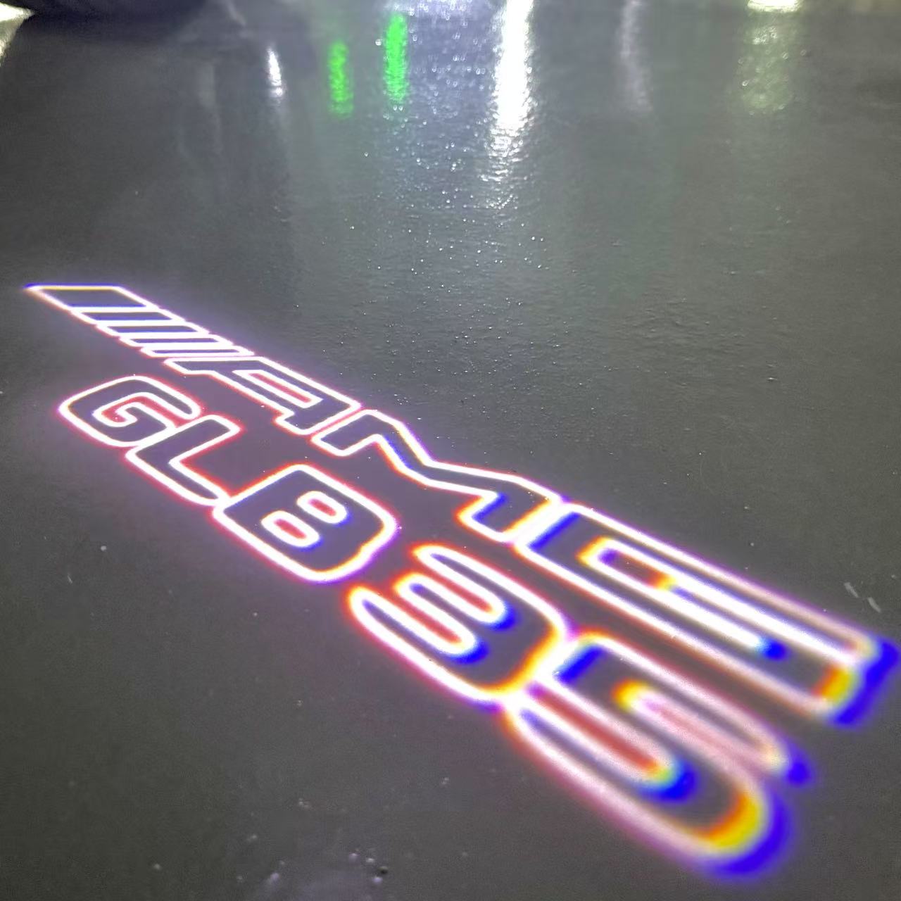 MERCEDES BENZ GLB 35 AMG LOGO PROJECTOR LIGHTS  (quantity 1 = 1 sets/2 door lights)Nr.03f027
