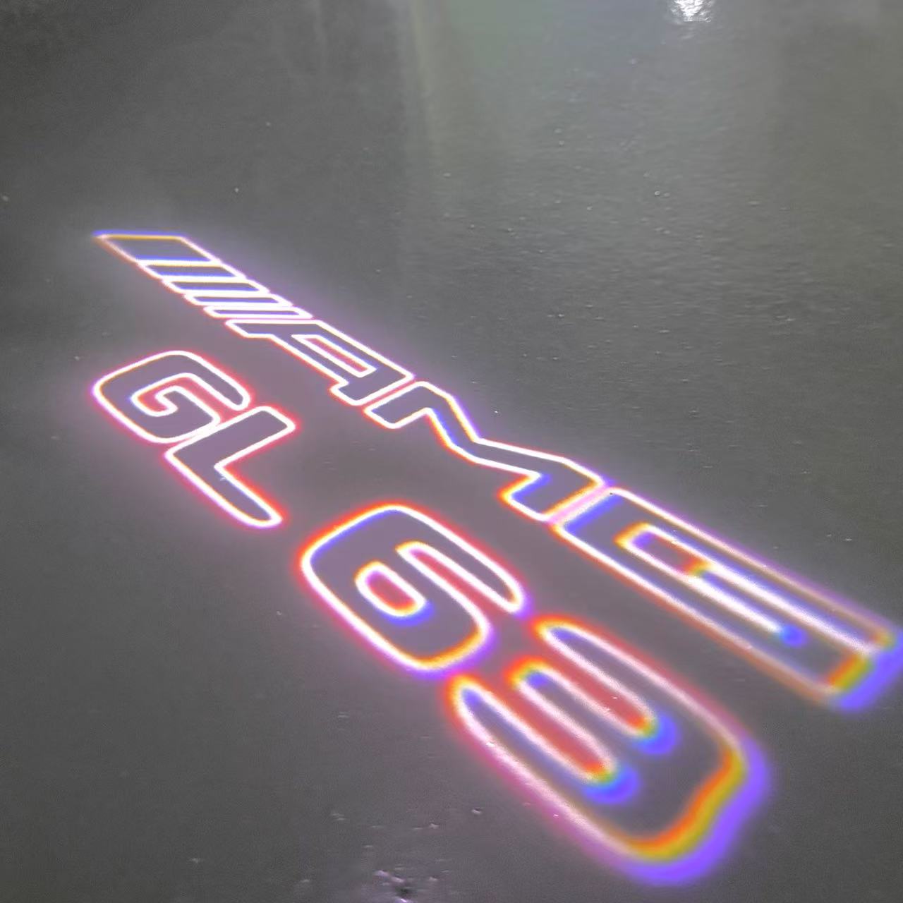 MERCEDES BENZ GL 63 AMG LOGO PROJECTOR LIGHTS  (quantity 1 = 1 sets/2 door lights)Nr.03f07
