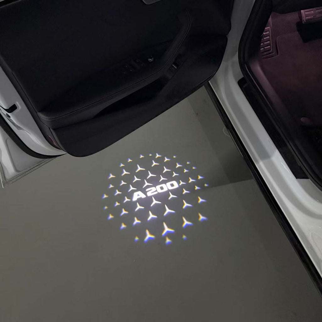 MERCEDES BENZ   A200  LOGO PROJECTOR LIGHTS  (quantity 1 = 1 sets/2 door lights)Nr.03f09