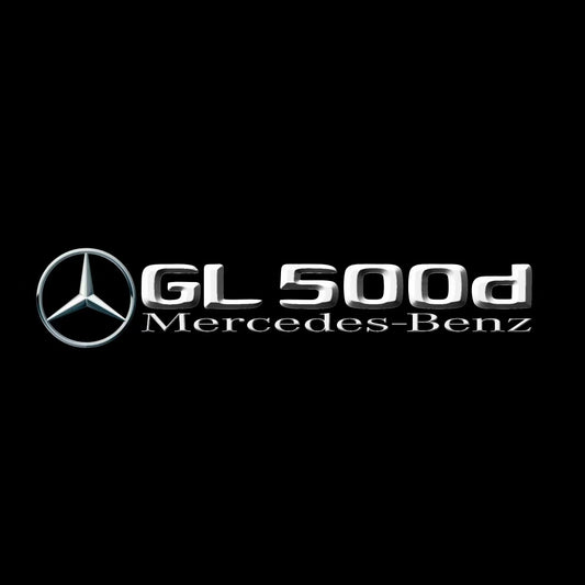 MERCEDES BENZ GL 500d LOGO PROJECTOR LIGHTS  (quantity 1 = 1 sets/2 door lights)Nr.03f013
