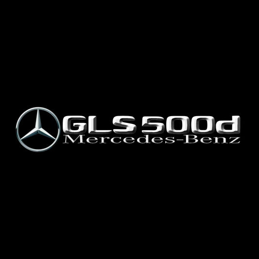 MERCEDES BENZ GLS 500d LOGO PROJECTOR LIGHTS  (quantity 1 = 1 sets/2 door lights)Nr.03f043