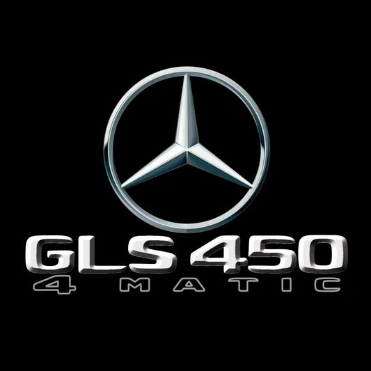 MERCEDES BENZ GLS 450 LOGO PROJECTOR LIGHTS  (quantity 1 = 1 sets/2 door lights)Nr.03f038