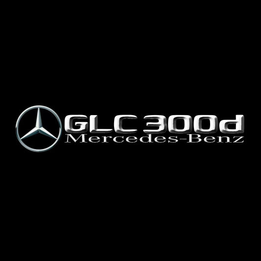 MERCEDES BENZ GLC 300d LOGO PROJECTOR LIGHTS  (quantity 1 = 1 sets/2 door lights)Nr.03f046
