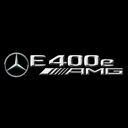 MERCEDES BENZ E 400e AMG LOGO PROJECTOT LIGHTS  (quantity 1 = 1 sets/2 door lights)Nr.03f046