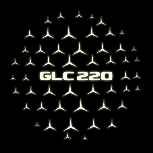 MERCEDES BENZ GLC 220 LOGO PROJECTOR LIGHTS  (quantity 1 = 1 sets/2 door lights)Nr.03f040