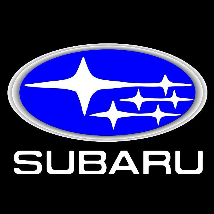 SUBARU ORIGINAL LOGO PROJECROTR LIGHTS (quantity 1 = 1 sets/2 door lights) Nr.12