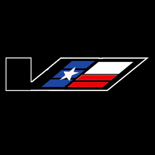 CADILLAC V  SERIES LOGO PROJECTOT LIGHTS Nr.9776 (quantity 1 = 2 Logo Films /2 door lights）