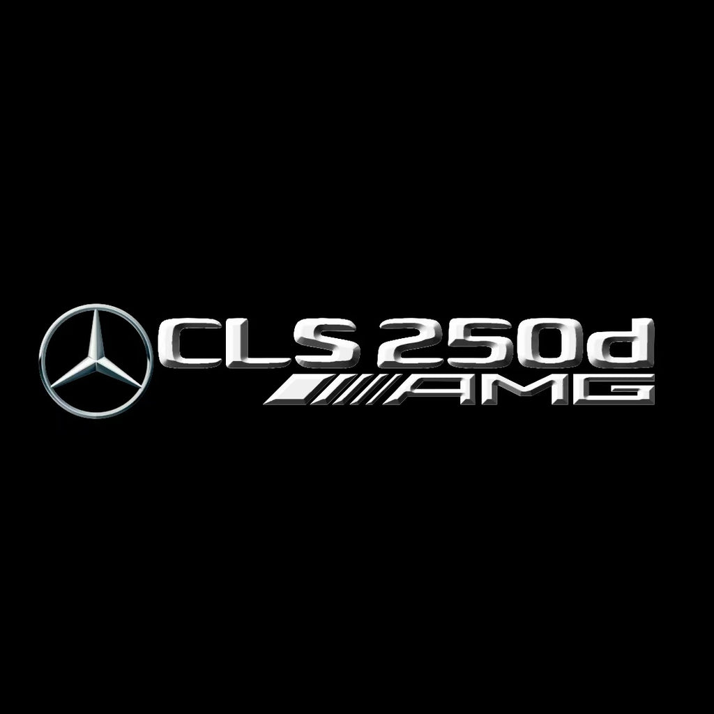 MERCEDES BENZ  CLS 250d AMG LOGO PROJECTOT LIGHTS  (quantity 1 = 1 sets/2 door lights)Nr.03f022