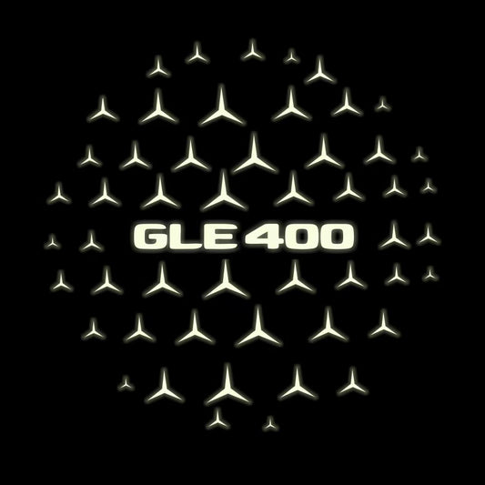 MERCEDES BENZ GLE 400 LOGO PROJECTOR LIGHTS  (quantity 1 = 1 sets/2 door lights)Nr.03f048